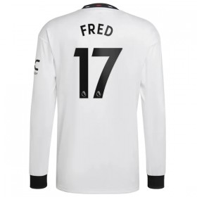 Virallinen pelipaita Manchester United Fred 17 Vieras 2022-23 Pitkähihainen - Miesten